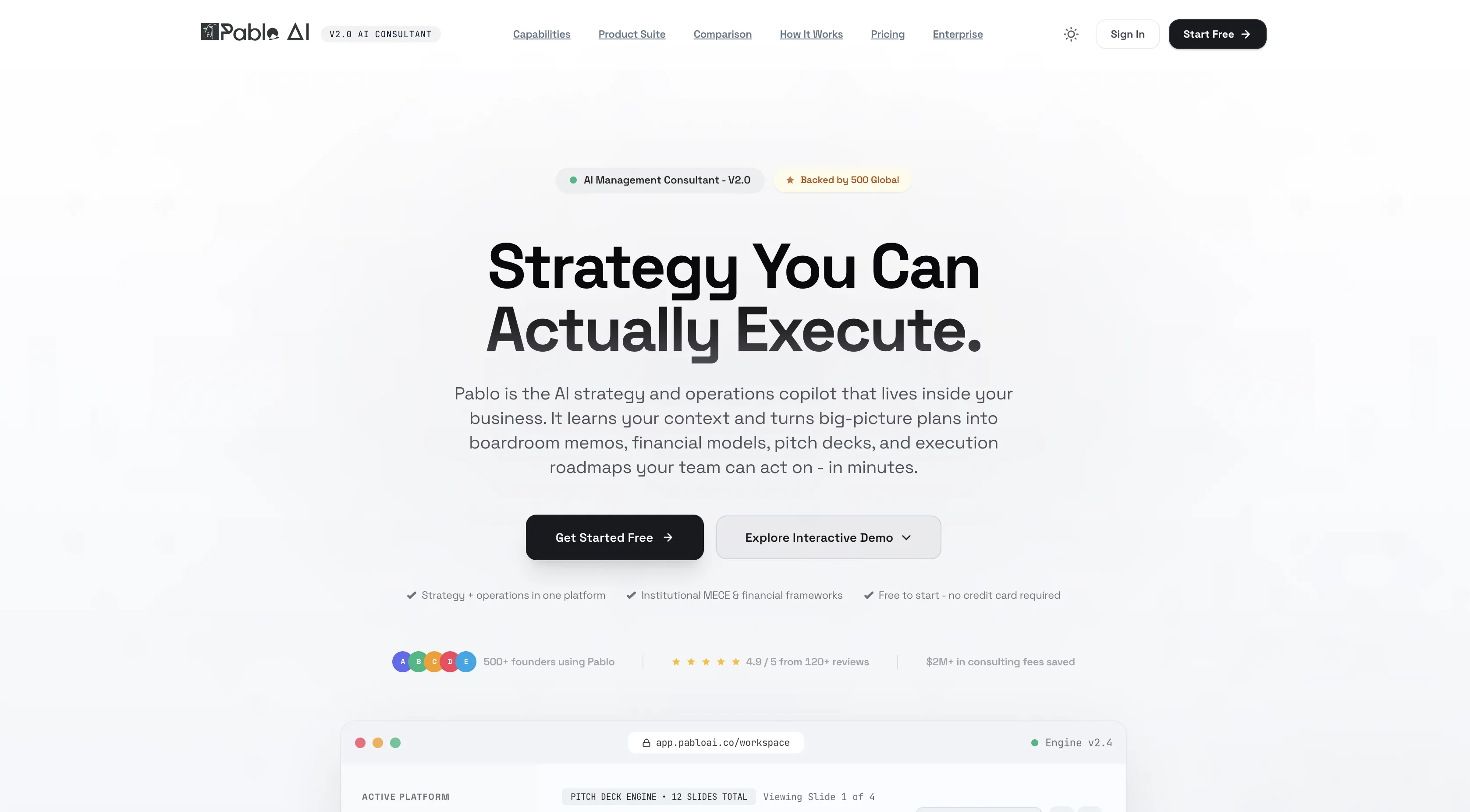 Pablo AI app screenshot